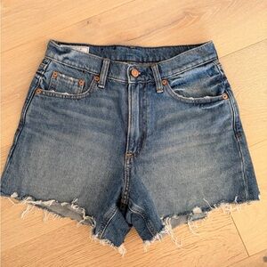 GAP high waisted denim shorts